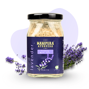 Manipura Ayurveda Aromatherapy Pure Natural Bath Salts - Lavender